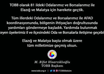 Elazığ ve Malatya’da Yaşanan Deprem
