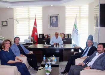 Yönetim Kurulu Başkanı Kamil Arslan Çalışma ve Sosyal Güvenlik Bakanlığı Başmüfettişi Orhan Kotan’ı Makamında Ağırladı