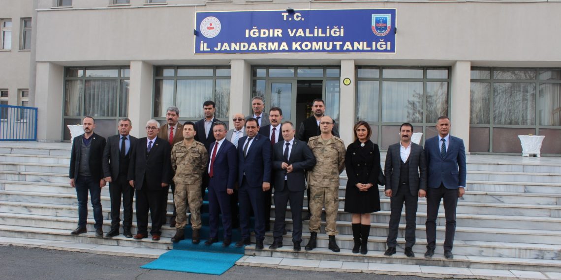 Hudut Alay Komutanı Albay Yılmaz Doğan ve İl Jandarma komutanı Kd Albay Mustafa Özdurhan’ı ziyaret