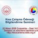 Kısa Çalışma Ödeneği Bilgilendirme Webinarı”na Katılımınızı Bekliyoruz