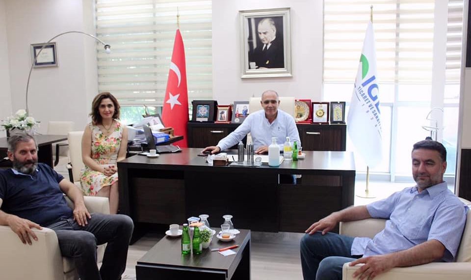 Azerbaycan Türk Kültür İş Adamları Derneği Başkanı Yardım Güneş’ten Odamıza Ziyaret