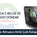 E-Belge Sistemi Odamızda Hayata Geçti!