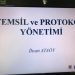 Protokol Kuralları ve Kurumsal Temsil Eğitimi