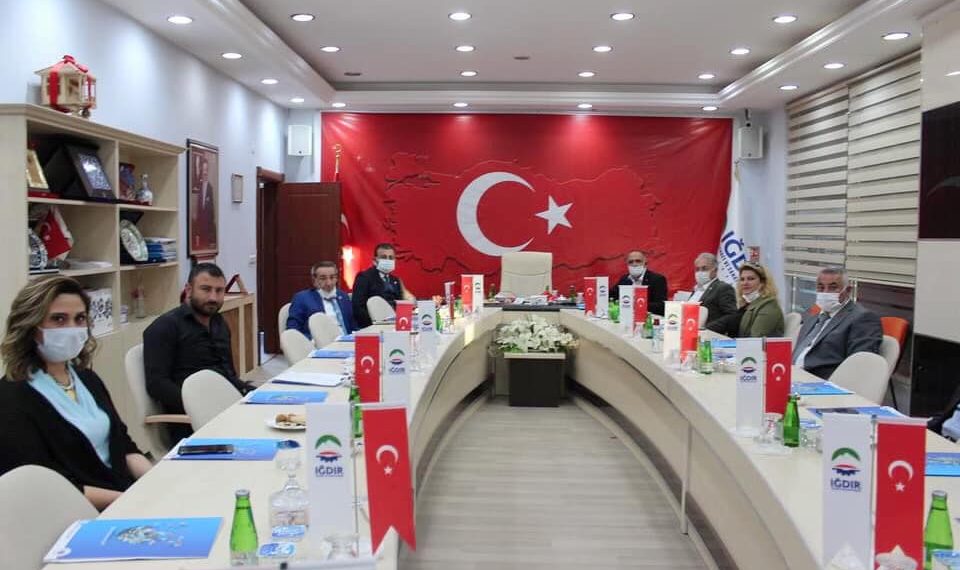 Iğdır Ticaret ve Sanayi Odası Yönetim Kurulu Başkanı Kamil Arslan ‘ı Makamında Ziyaret