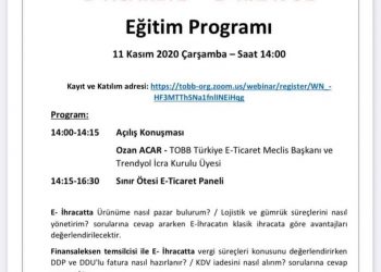 E-Ticarette E-Kılavuz Eğitimi ..