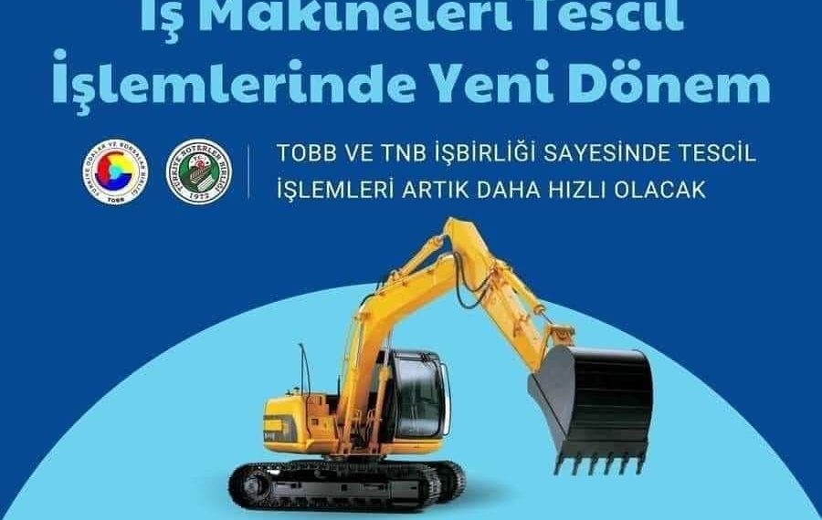 İŞ MAKİNALARI TECİLİNDE YENİ DÖNEM