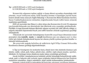 İÇİŞLERİ BAKANLIĞINDAN YENİ KORONA GENELGESİ!