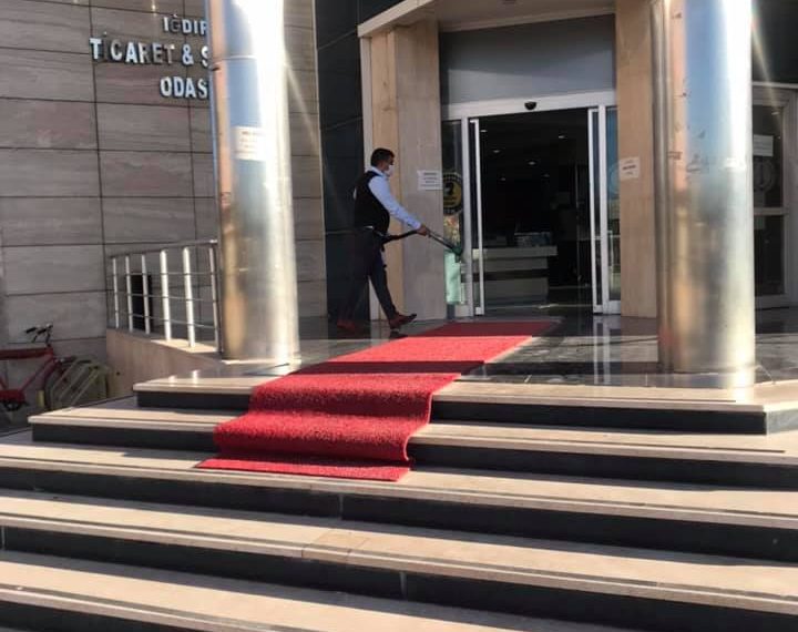 Odamız personeli ve üyelerimiz için odamız düzenli dezenfekte edilmektedir.