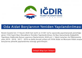 Oda Aidat Borçlarının Yeniden Yapılandırılması