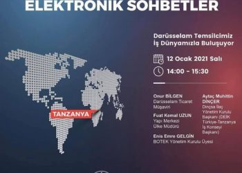 Ticaret Müşavirlerimizle Elektronik Sohbetler-Tanzanya ile e-sohbet toplantısına davetlisiniz.