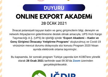 Online Export Akademi Ajandası