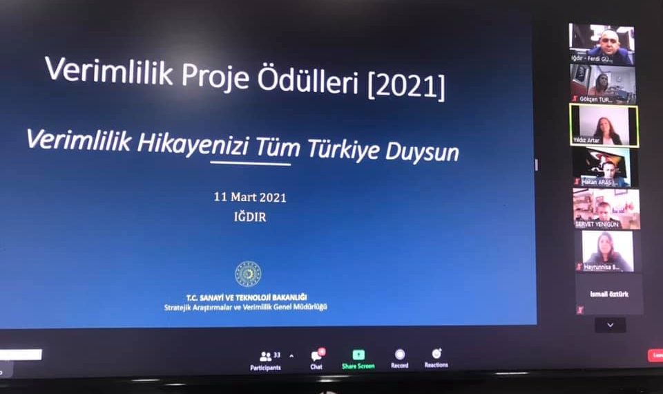 2021 Yılı Verimlilik Proje Ödülleri