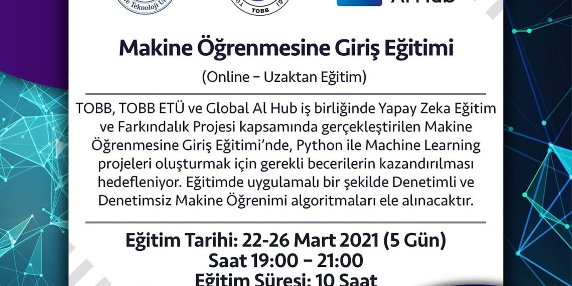 Makine Öğrenmesine Giriş Eğitimi