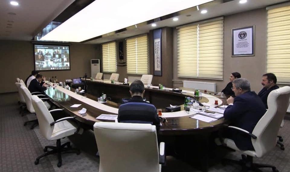 Van Ticaret ve Sanayi Odası’nın organizasyonu ile Videokonferans aracılığıyla gerçekleşen toplant