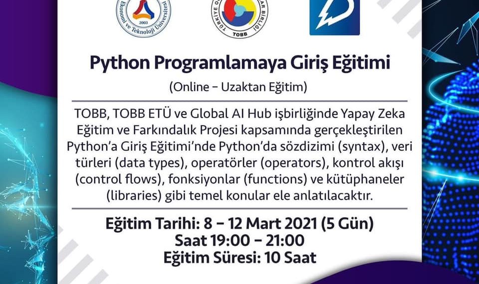 Python Programlamaya Giriş Eğitimi