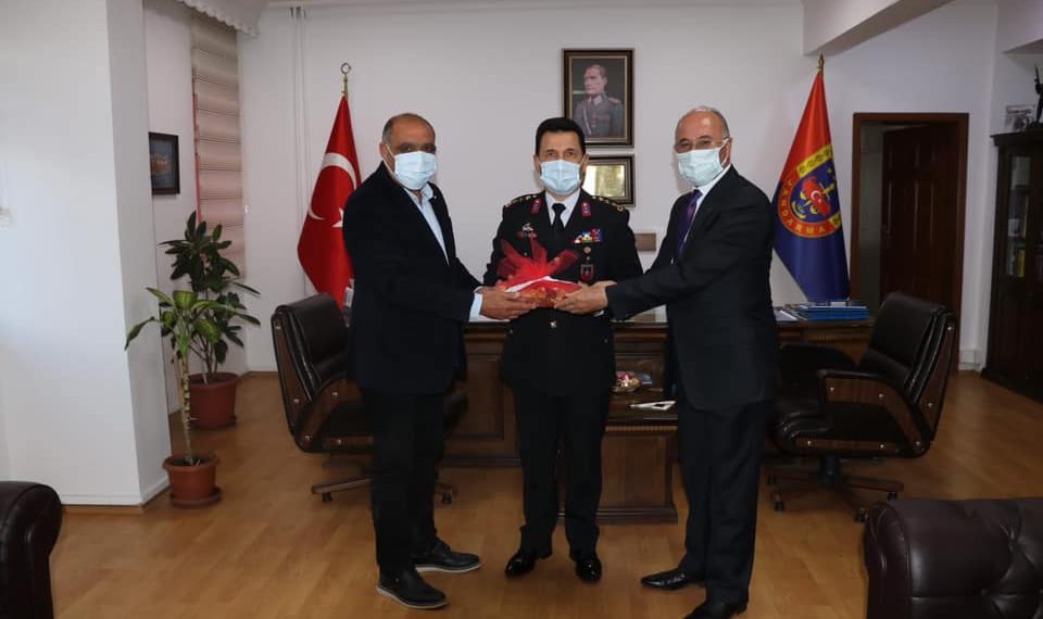 Iğdır il Jandarma Alay Komutanı Albay Mustafa ÖZDURHAN ‘dan Odamıza Ziyaret