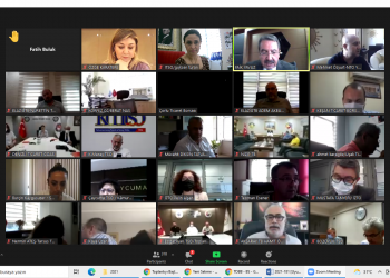 Akreditasyon denetimleri öncesi bilgilendirme toplantısına katıldık.