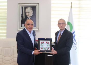 Adalet komisyonu Başkanından veda ziyareti..