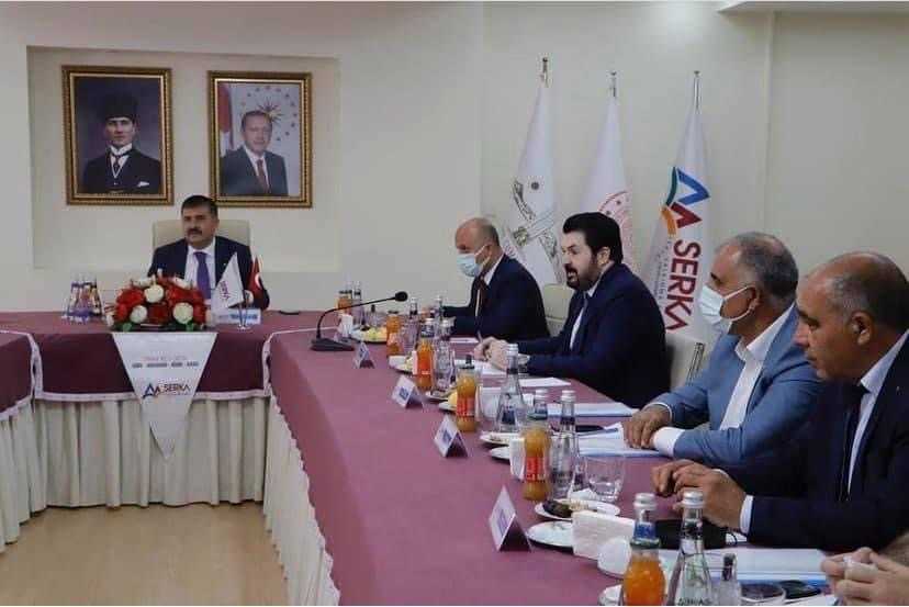 SERKA Yönetim Kurulu Toplantısı Valimiz, H. Engin Sarıibrahim Başkanlığında İlimizde Yapıldı