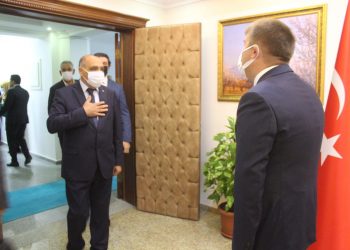 Cumhuriyet bayramı tebrik programna katıldık.