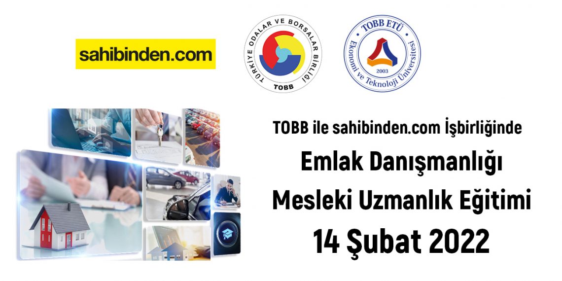 EMLAK DANIŞMANLIĞI MESLEKİ UZMANLIK EĞİTİMİ BAŞVURULARI BAŞLADI