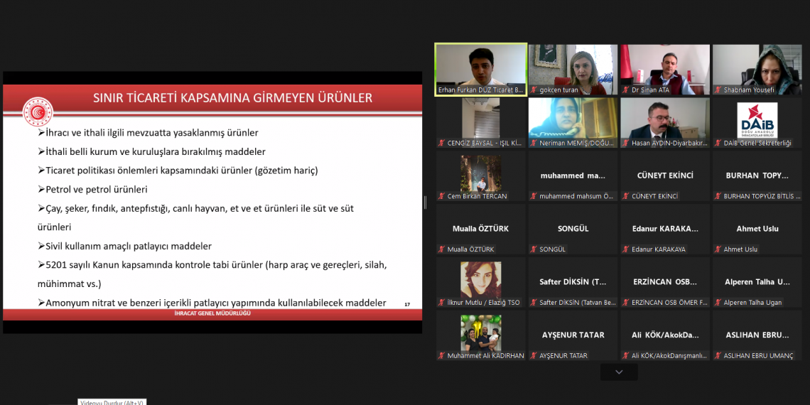 DIŞ TİCARET BİLGİLENDİRME SEMİNERLERİ GERÇEKLEŞTİ.