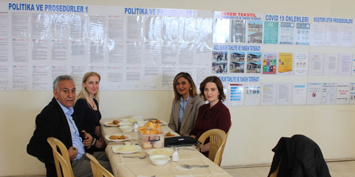 BEKEM TEKSTİL ÇALIŞANLARI İLE ÖĞLEN YEMEĞİNE KATILDIK.