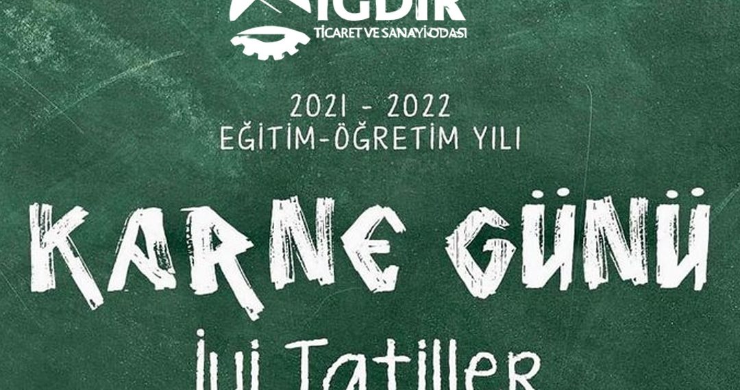 Karne heyecanı yaşayan tüm öğrencilerimizi ve onları geleceğe hazırlayan kıymetli öğretmenlerimizi tebrik ediyor; mutlu, huzurlu ve sağlıklı tatiller diliyoruz.