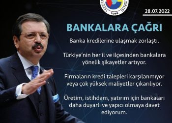 Bankalara çağrı..