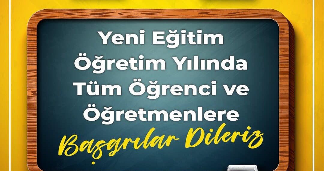2022-2023 eğitim öğretim yılının ilk ders zili çaldı.” Yeni eğitim öğretim yılı,şehrimize, öğrencilerimize, öğretmenlerimize, kıymetli anne ve babalara hayırlı olsun