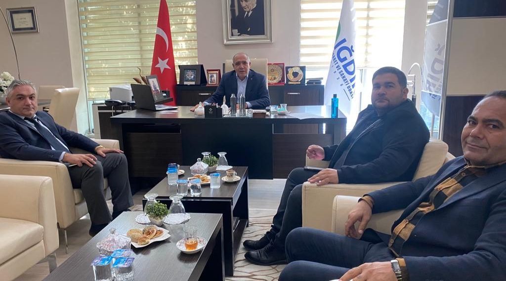 Avukat Alper Turan ‘odamız yönetim kurulu başkanı  Kamil Arslan ‘ a hayırlı olsun ziyaretinde bulundu