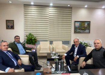 Odamız yönetim kurulu başkanlığına  güven tazeleyerek Yeniden Seçilen Odamız yönetim kurulu başkanı Kamil Arslan ve yönetim kuruluna İlimiz eski Belediye Başkanı Murat Yikit  Hayırlı  olsun ziyaretinde bulundu