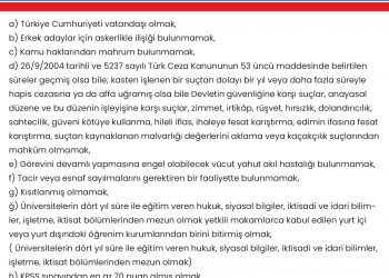 Başvuruların  odamız genel sekreterliğine yapılması önemle rica olunur.Son başvuru tarihi 14/04/2023 mesai bitimidir.
