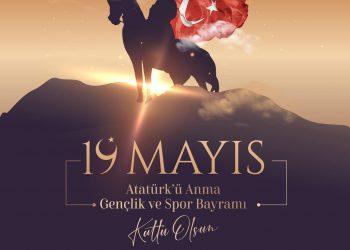 19 Mayıs Atatürk’ü Anma, Gençlik ve Spor Bayramımızın kutlu olmasını diliyor, Büyük Milletimizin birlik ve beraberliğinin sonsuza kadar sürmesi temennisiyle, Büyük Önder Mustafa Kemal Atatürk ve gazilerimiz ile şehitlerimizi minnet, şükran ve rahmetle anıyoruz.