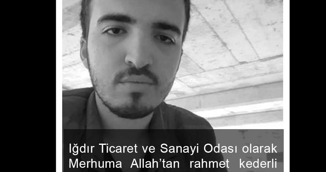 Ağrı Ticaret ve Sanayi Odası Yönetim Kurulu Başkanı Saim ALPASLAN’ın oğlu Orhan ALPASLAN 06.05.2023 Cumartesi günü vefat etmiştir.Merhuma Allah’tan rahmet yakınlarına başsağlığı dileriz.