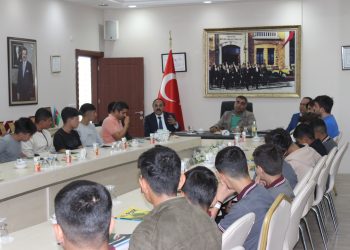 ENDÜSTRİ MESLEK LİSESİ ÖĞRENCİLERİNDEN ODAMIZA AHİLİK HAFTASI ZİYARETİ..