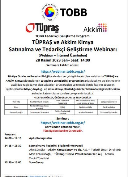 SATIN ALMA VE TEDARİKÇİ GELİŞTİRME PROGRAMI