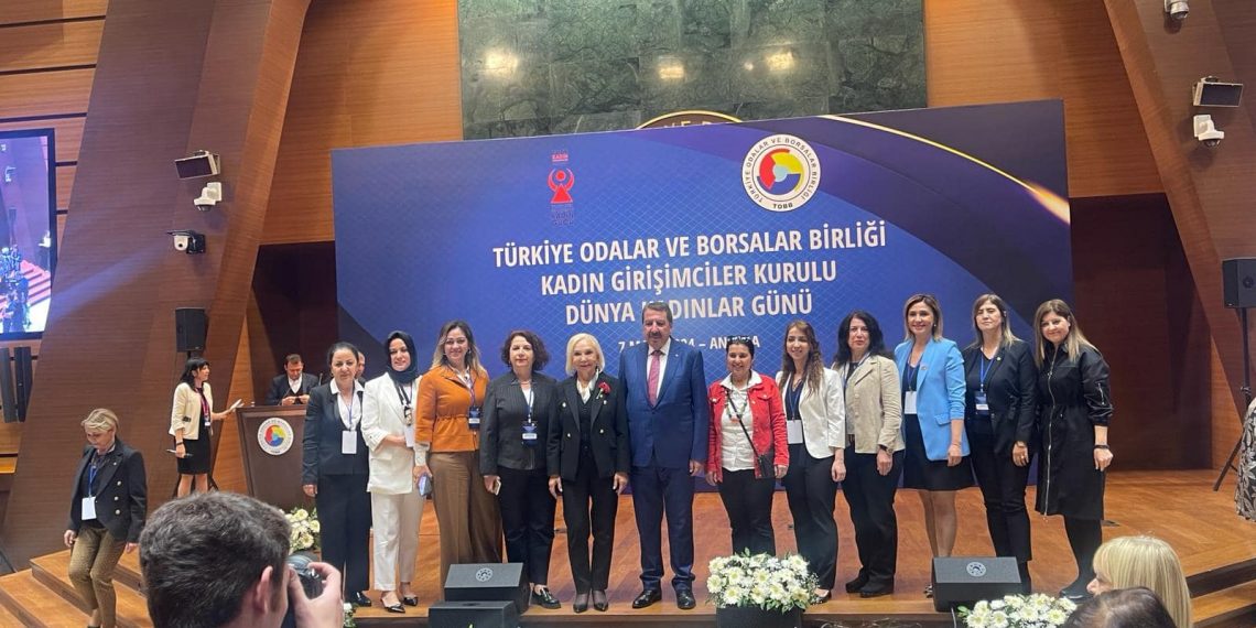 Türkiye Odalar ve Borsalar Birliği (TOBB) Kadın Girişimciler Kurulu üyeleri ve il başkanları “8 Mart Dünya Kadınlar Günü” dolayısıyla bir araya geldi