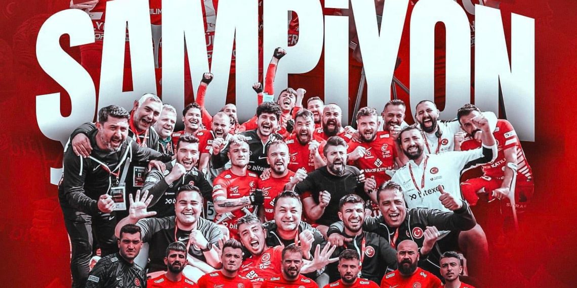 Avrupa Şampiyonuyuz! Avrupa Şampiyonası finalinde İspanya’yı 3-0 yenerek üst üste 3. kez şampiyon olan Ampute Futbol Milli Takımımızı tebrik ediyoruz.