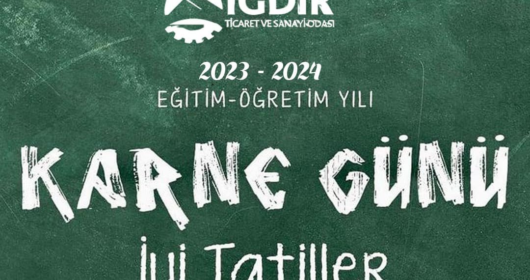 İyi tatiller sevgili öğrenciler??