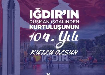 Iğdır’ımızın düşman işgalinden kurtuluşunun 104’üncü yıl dönümü kutlu olsun.??