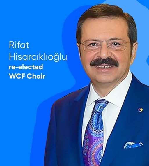 115 ülkenin Odalarını tek çatı altında birleştiren ve küresel iş dünyasının zirvesi olarak gösterilen Dünya Odalar Federasyonu Başkanlığı’na 3 yıl süreyle tekrar seçilen Türkiye Odalar ve Borsalar Birliği Başkanımız Sayın M. Rifat Hisarcıklıoğlu’nu gönülden tebrik ediyoruz. Bu önemli görevin yeni döneminde Başkanımıza başarılar diliyoruz. Gurur duyuyoruz.