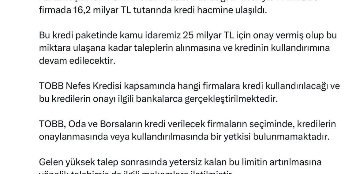 Kamuoyuna saygıyla duyururuz